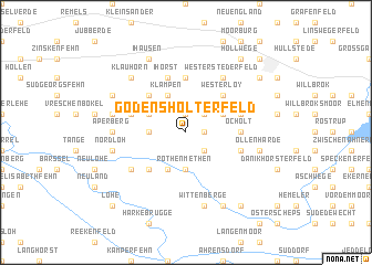 map of Godensholterfeld