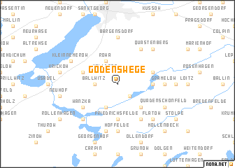 map of Godenswege