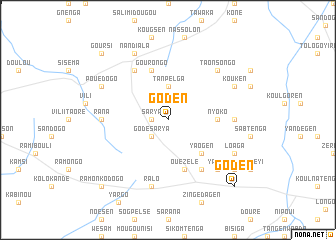 map of Goden