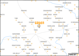 map of Goden