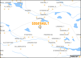 map of Gödeshult