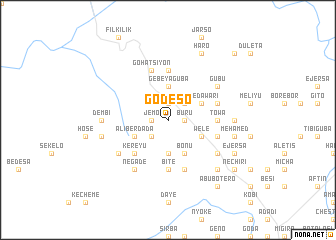 map of Godēso