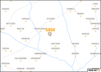 map of Godé