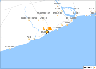 map of Godé