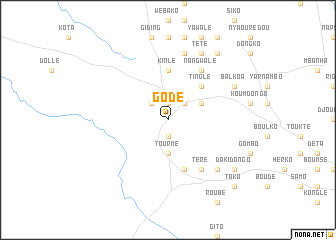 map of Godé