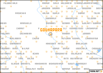 map of Godhāpāra