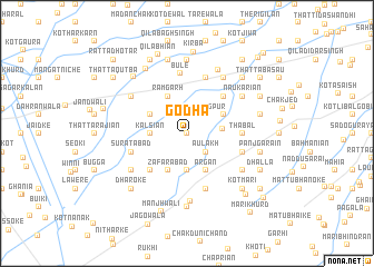 map of Godha