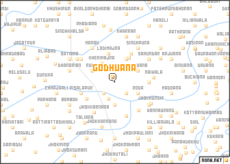 map of Godhuāna