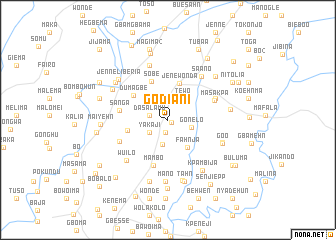 map of Godiani