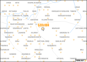 map of Godiba