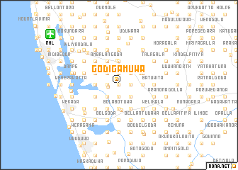 map of Godigamuwa
