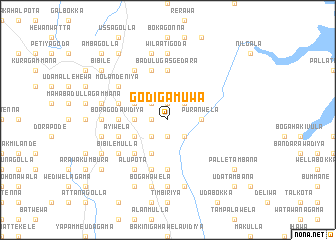 map of Godigamuwa