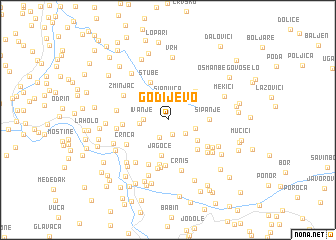 map of Godijevo