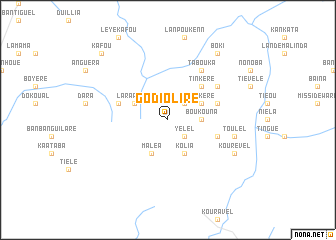 map of Godioliré