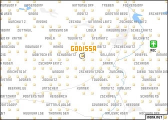 map of Gödissa