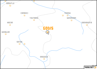 map of Gödiş