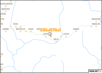 map of Godjendji