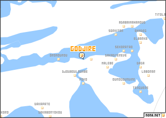 map of Godjiré
