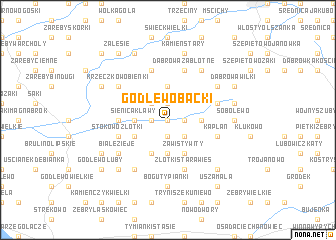 map of Godlewo Baćki