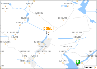 map of Godli