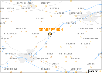 map of Godmersham