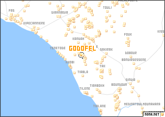 map of Godofel