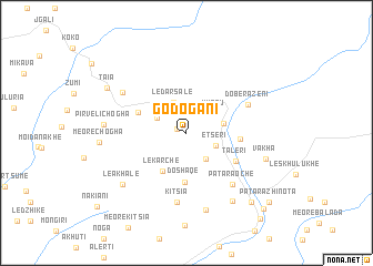 map of Godogani