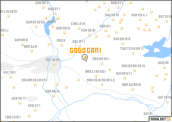 map of Godogani