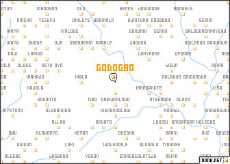 map of Godogbo