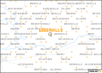 map of Godonville