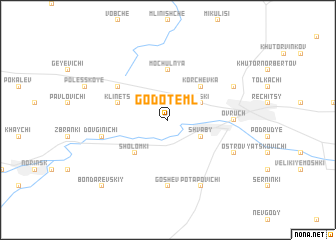 map of Godotemlʼ
