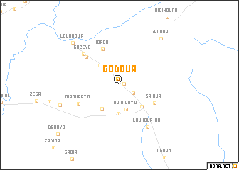 map of Godoua