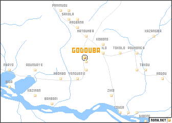 map of Godouba