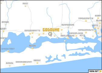 map of Godoumé