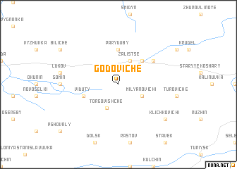 map of Godoviche