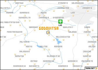 map of Godovitsa