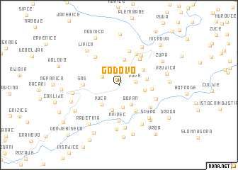 map of Godovo