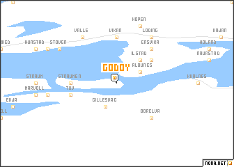 map of Godøy