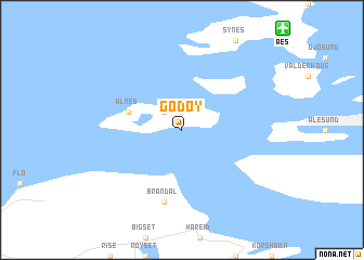 map of Godøy