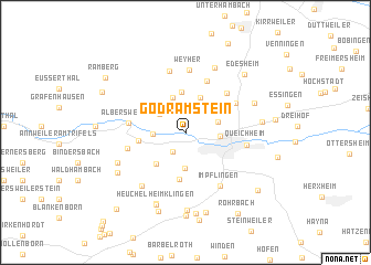 map of Godramstein