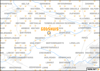 map of Godshuis