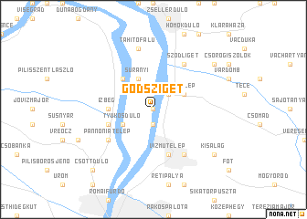 map of Gödsziget