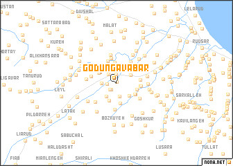 map of Godūn Gavābar