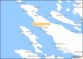 map of Godunovka