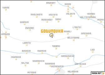 map of Godunovka