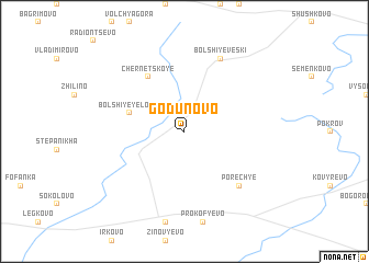 map of Godunovo