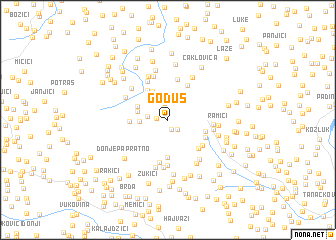 map of Goduš