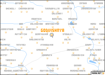 map of Godvishnya