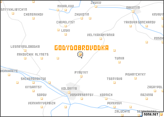 map of Gody-Dobrovodka