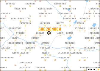 map of Godziembów